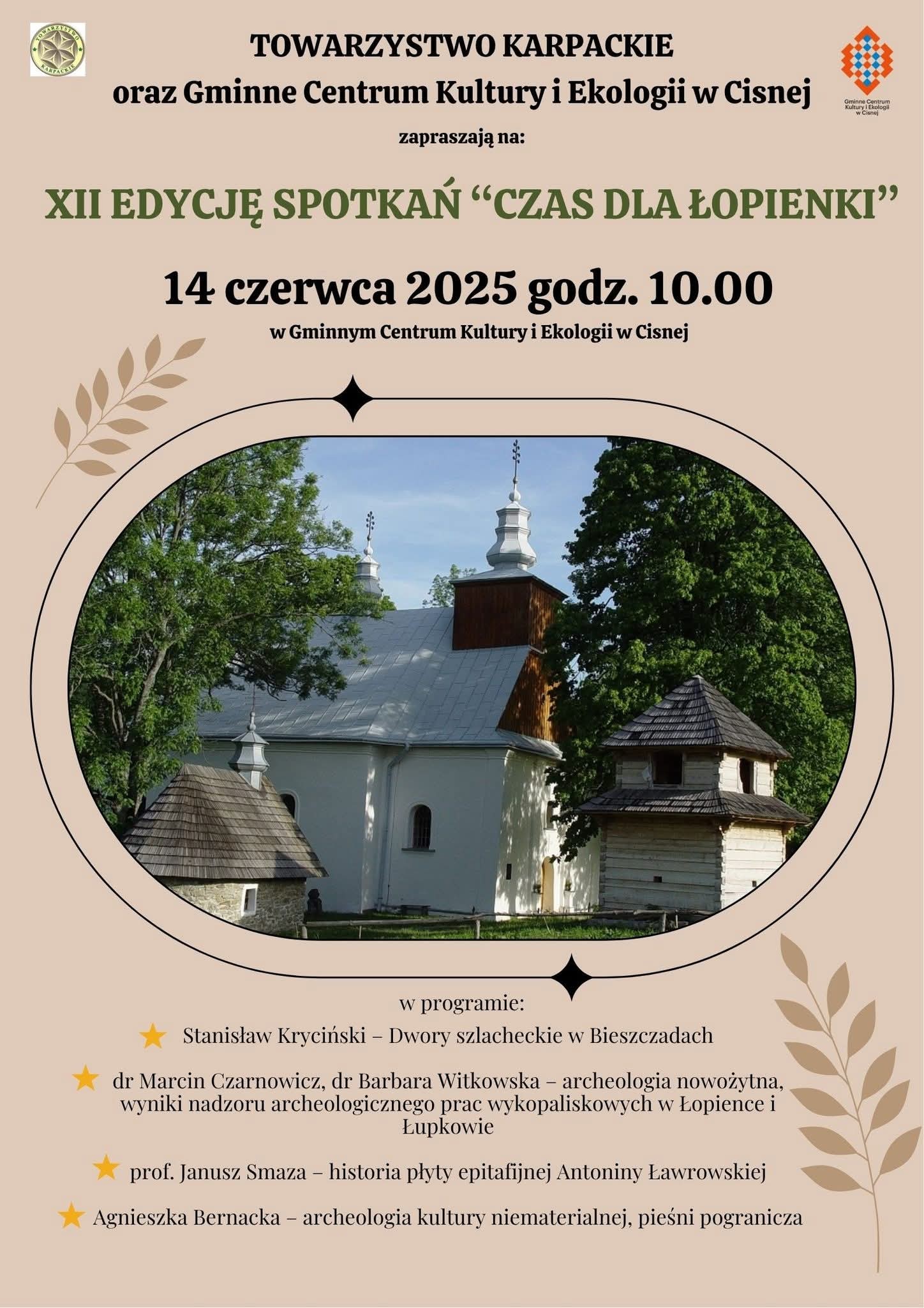 Program sesji, która odbędzie się w Cisnej