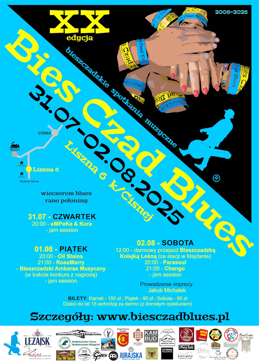 Program 20. edycji Bies Czad Bluesa